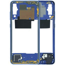 Chasis intermedio original Samsung Galaxy A70 azul (A705) para reparar y reemplazar.