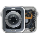 Carcasa trasera plateada de acero inoxidable para Apple Watch Series 6 40mm (A2291), usado, repuesto de reparación.