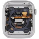 Housing de aluminio plateado para Apple Watch Series 9 (45mm) versión celular, grado A, OEM usado.