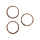 Bezel de cámara trasera para iPhone 16 Pro/Pro Max, titanio desierto, pack de 3.