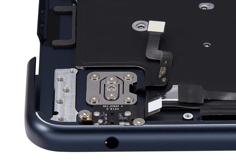 Carcasa superior con bateria y teclado para MacBook Air 13" (A2681 / Mid 2022) (Midnight) (Teclado EEUU)