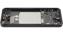 Pantalla refurbished con marco para Xiaomi 13 negra, lista para reparación y reemplazo de display.