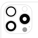 Lente de camara trasera (solo cristal) con adhesivo para iPhone 15 Pro (Juego de 3 piezas) (Zafiro real) (Premium)