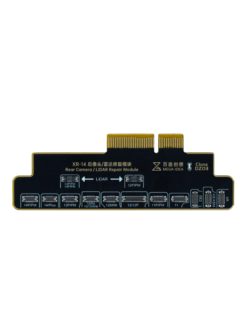 Encuentra la placa de reparación de cámara trasera/lidar QianLi Mega-Idea DZ03 para iPhone XR en Guatemala.