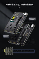 Encuentra la Placa QianLi Mega-Idea 7 en 1 DZ03 para reparación de baterías y clon de Face ID en Guatemala.