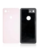 Tapa trasera usada Google Pixel 3 rosa, vidrio trasero G013A para reparación y repuesto.