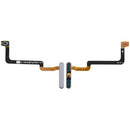 Sensor de huella digital plateado para Samsung Galaxy Z Fold 6 (F956) con cable flex.