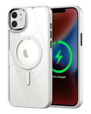 Compra el mejor estuche magnético transparente blanco para iPhone 11 en Guatemala en SlowBack, el mayorista de accesorios con servicio de reparaciones.