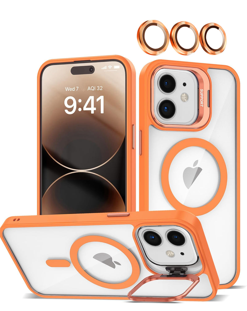 Tapa trasera de silicona transparente para iPhone 11 con soporte para cámara y lente de cámara en Guatemala.