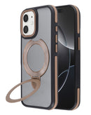 Case transparente mate con carga inalámbrica y soporte para iPhone 11 en Guatemala.
