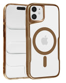 Funda magnetica brillante y transparente iPhone 11 (DESERT GOLD)