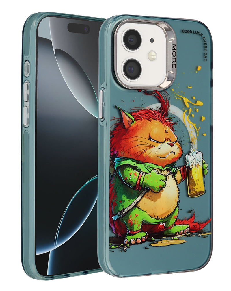 Compra el increíble case con carga inalámbrica y diseño Animal Graffiti para iPhone 11 en Guatemala.