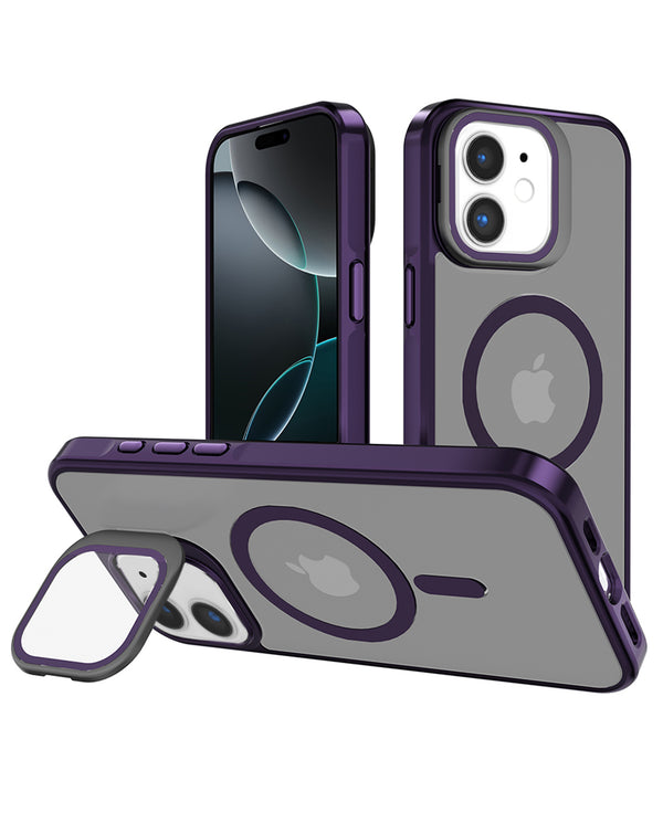 Encuentra la funda transparente con soporte para cámara con carga inalámbrica para iPhone 11 en Guatemala con SlowBack, expertos en protectores y accesorios para iPhone.