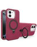 Encuentra el mejor case heavy duty con soporte de carga inalámbrica para iPhone 11 en Guatemala, disponible en MAROON con SlowBack.