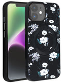 Encuentra en Guatemala el mejor estuche de carga inalámbrico Flower Design BLACK para iPhone 11 en tiendas de accesorios y mayoristas.