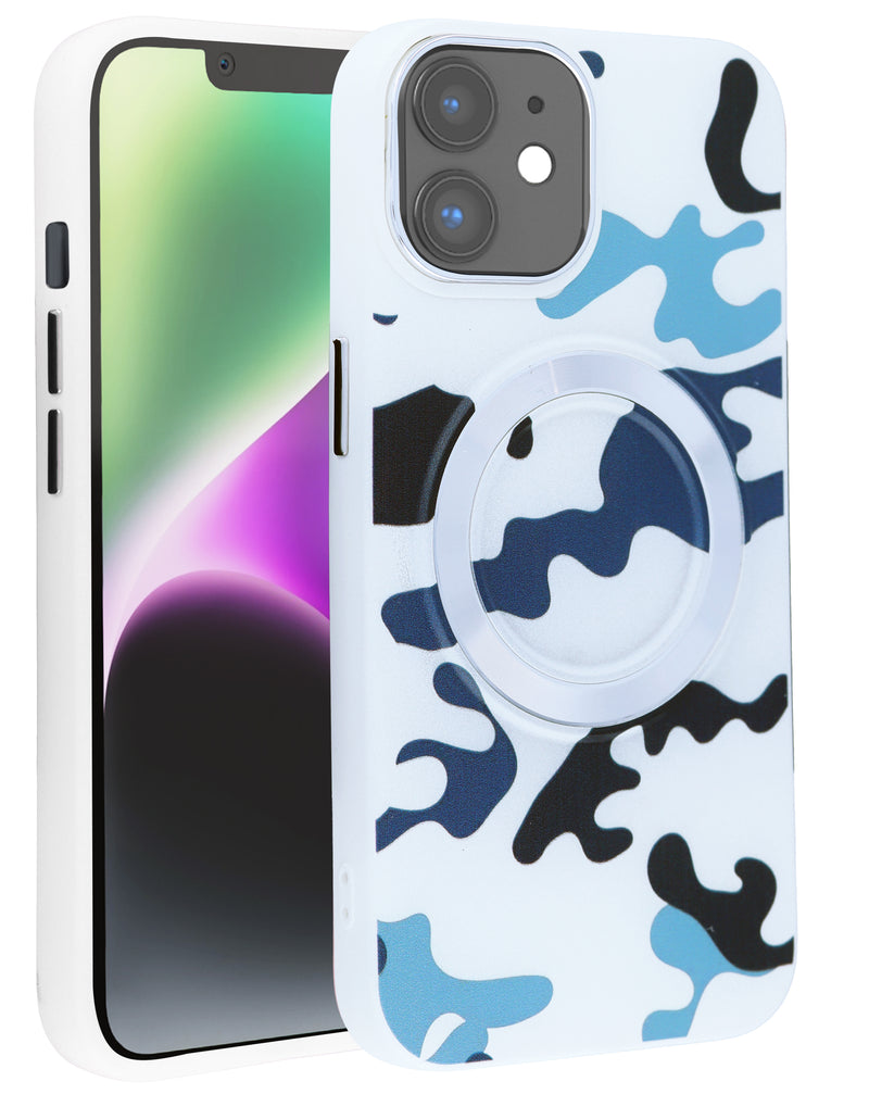 Encuentra en Guatemala estuches de carga inalámbrica con diseño de camuflaje para iPhone 11 en SlowBack, mayorista de accesorios y reparaciones.