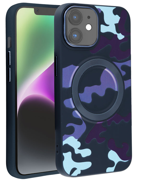 Encuentra la mejor funda de carga inalámbrica en diseño Camouflage para iPhone 11 en Guatemala.