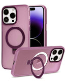 Funda de carbono con soporte de anillo color rosa para iPhone 11 en Guatemala, disponible en SlowBack para compras al por mayor.