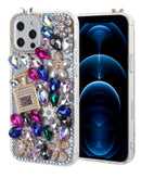 Protege tu iPhone 11 con estilo con una funda de silicona rígida Crystal Flower Perfume disponible en Guatemala.