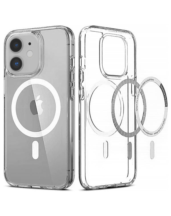 Protege tu iPhone 11 con la funda ultra hybrid con magsafe en Guatemala, disponible en diferentes colores transparentes.