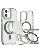 Encuentra la funda magnética clara y delgada con soporte para cámara para iPhone 11 en Guatemala con SlowBack.