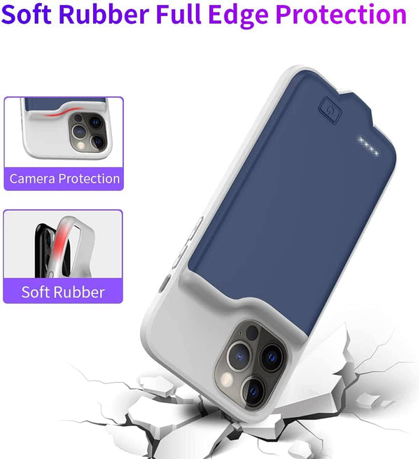 Encuentra el mejor case de carga slim de 5500mAh para iPhone 12 Pro Max en Guatemala.