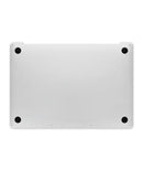 Base inferior usada MacBook Pro 13" A2338 Space Gray, con orificios para tornillos y ventilación.