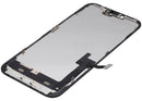 Pantalla OLED original usada para iPhone 14 Plus con flex de sensor de luz, lista para reparación de display.