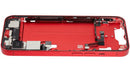 Carcasa intermedia con puerto de carga flex y piezas pequenas iPhone 14 (Rojo)