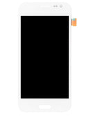 Pantalla de repuesto blanca para Samsung Galaxy J2 (J200), ideal para cambio de display LCD y reparación.