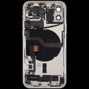 Tapa trasera con puerto de carga flex iPhone 12 Blanco