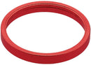 Aro de cámara trasera rojo para iPhone XR (modelos A1984, A2105, A2106, A2107, A2108) con bezel.