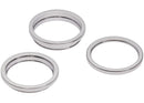Anillo de bisel plateado para cámara trasera iPhone 13 Pro/Pro Max, protector y repuesto A2483.