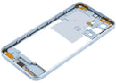 Chasis medio Samsung Galaxy A17 4G azul claro (A175), repuesto para reparación.