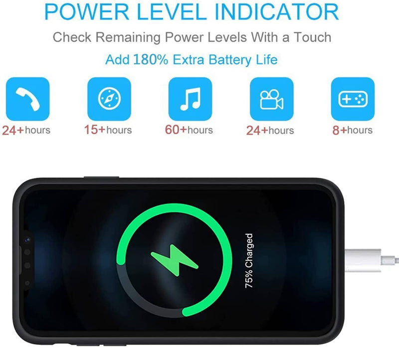 Encuentra el estuche de carga delgado Msafe 8500mAh para iPhone 13 Pro Max en Guatemala, ideal para mayoristas de accesorios y reparaciones de dispositivos.