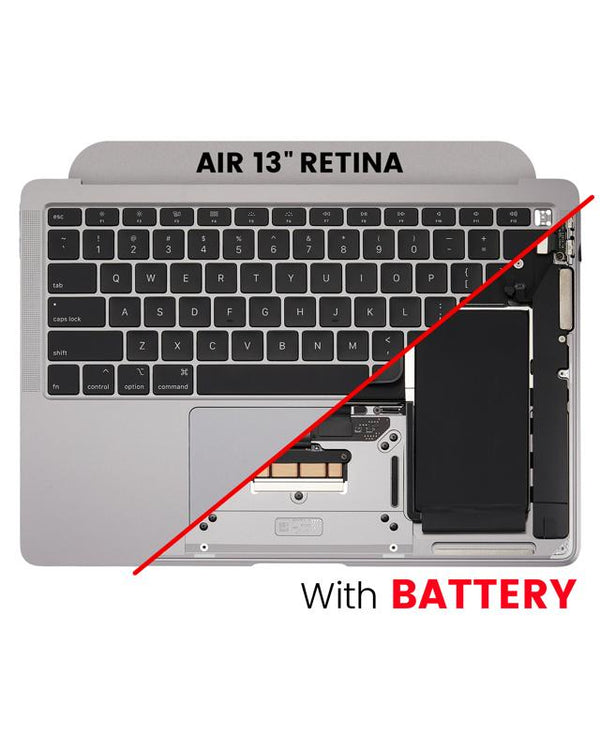 Encuentra tapa superior con batería y teclado US para tu MacBook Air 13 Retina (A2179 / Early 2020) en Guatemala, con reparaciones de grado B/C y garantía de calidad.