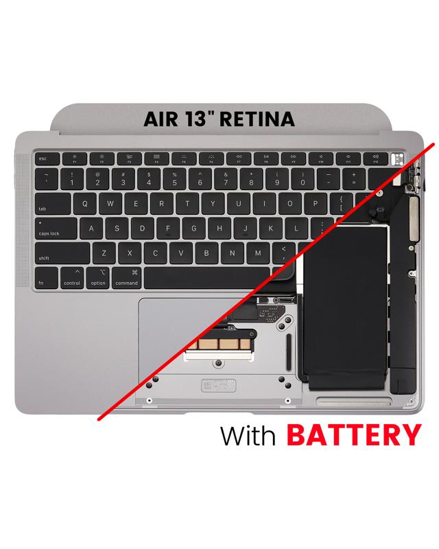 Encuentra tapa superior con batería y teclado US para tu MacBook Air 13 Retina (A2179 / Early 2020) en Guatemala, con reparaciones de grado B/C y garantía de calidad.