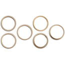 Anillo de bisel dorado para cámara trasera de iPhone 13 Pro/Pro Max (A2483, A2643), pack de 10, protege la lente.