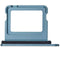 Compra la bandeja doble SIM para iPhone 16 / 16 Plus en Guatemala, ideal para reparaciones o como accesorio, disponible en color teal.