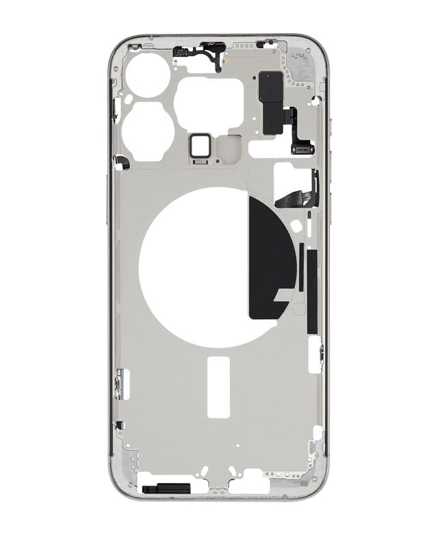 Encuentra la mejor carcasa media usada con piezas pequeñas para iPhone 15 Pro Max en Guatemala.