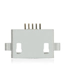 Compra un puerto de carga para soldadura usado de 05 pines y conector Micro B en Guatemala para reparaciones electrónicas.
