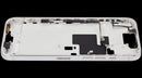 Marco medio blanco titanio para iPhone 16 Pro Max A2894/A3088, con botones y chasis de repuesto.