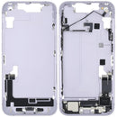 Carcasa intermedia con puerto de carga con cable flex y piezas pequenas iPhone 14 (US Version) (Purple)