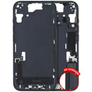 Carcasa de marco medio con puerto de carga flex y pequenas piezas iPhone 15 (US Version) (Negro)