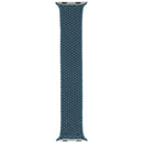 Correa trenzada Solo Loop para Apple Watch, color verde lago, tamaño 6 (mediano), compatible con 44mm, 45mm, 46mm, 49mm.