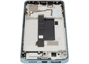 Pantalla LCD refurbished azul cobalto con marco para Xiaomi Poco X6, ideal para reparación de display.