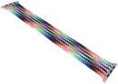 Correa trenzada Solo Loop Apple Watch Pride Edition, multicolor, tamaño 12, para modelos de 44mm a 49mm.