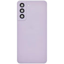 Tapa trasera de cristal lavanda para Samsung Galaxy S21 FE 5G con lente de cámara, pieza de repuesto.