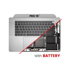 Reparación de carcasa superior con batería y teclado para MacBook Pro 16" en Guatemala en talleres especializados.