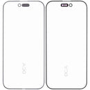 Cristal frontal con OCA preinstalado iPhone Air 2 in 1 (2 Pack) (OCA Master)